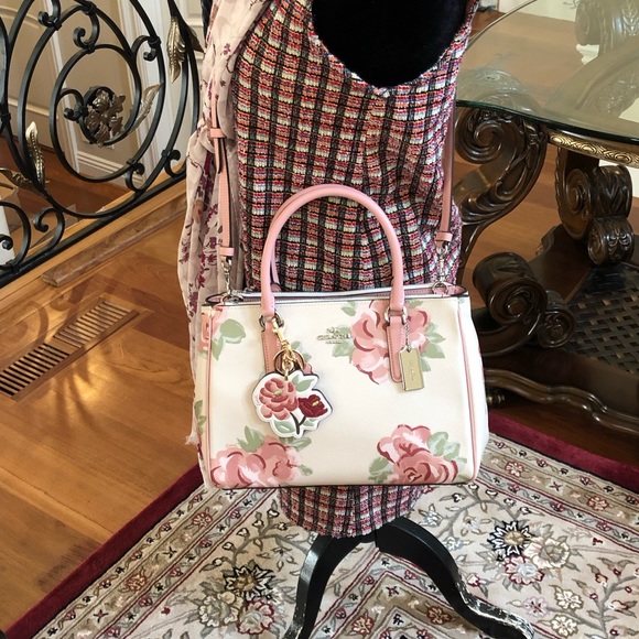 2pcs NWT Coach floral handbag&wallet - Picture 7 of 8